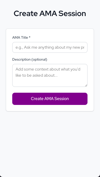 AMA - Farcaster Mini Apps screenshot